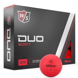 Wilson Staff Red DUO Soft Custom Printed With Your Logo