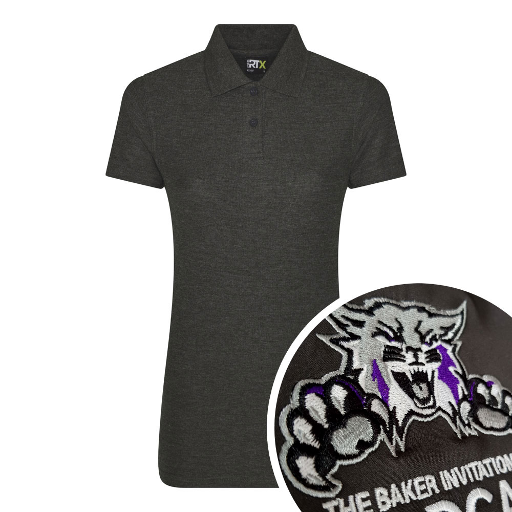 Ladies Pro Polo Shirt with Embroidery