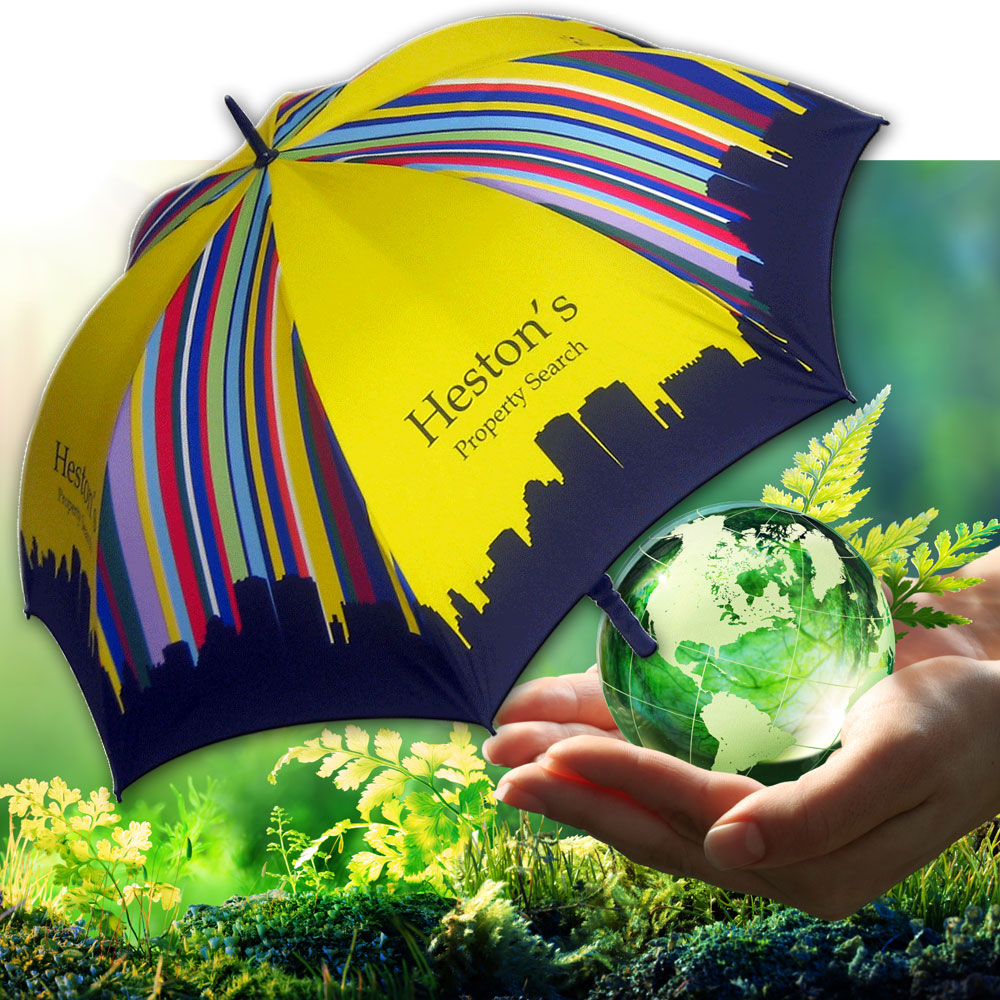Full Colour Photo Print Eco Spectum Sport Golf Umbrella