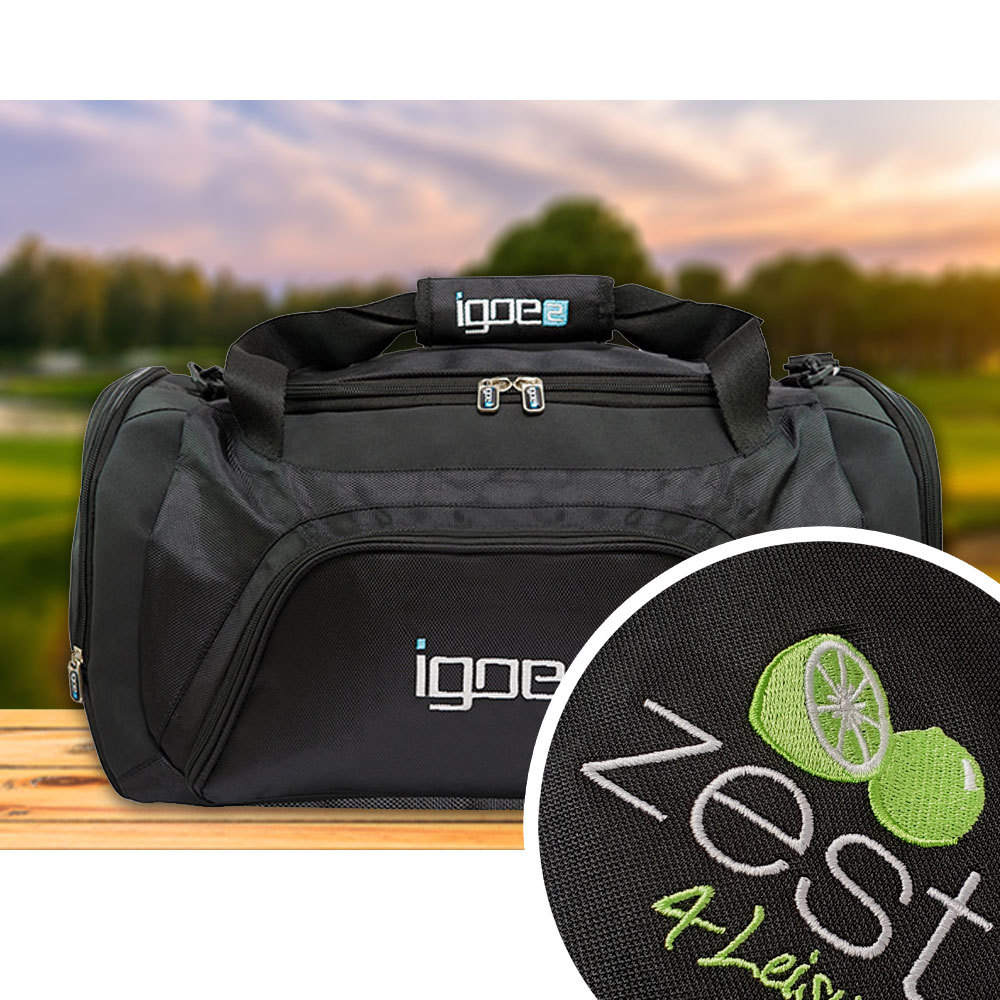 Duffel Bag with Embroidery