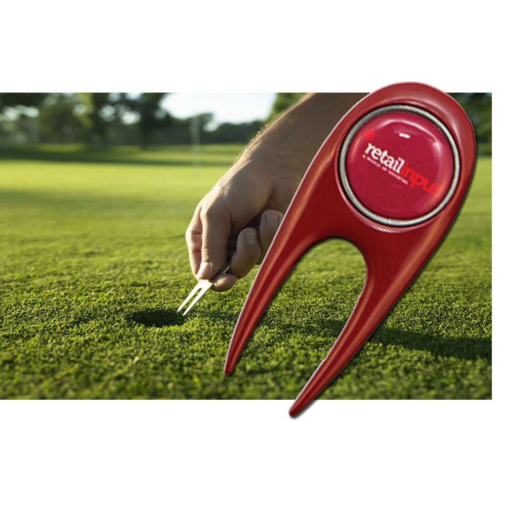 Custom Printed Nickel Pitch Repair Tool with Removable Ball Marker