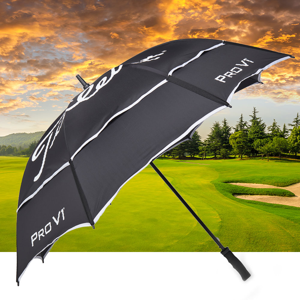 Custom Printed Titleist Tour Double Canopy Golf Umbrella