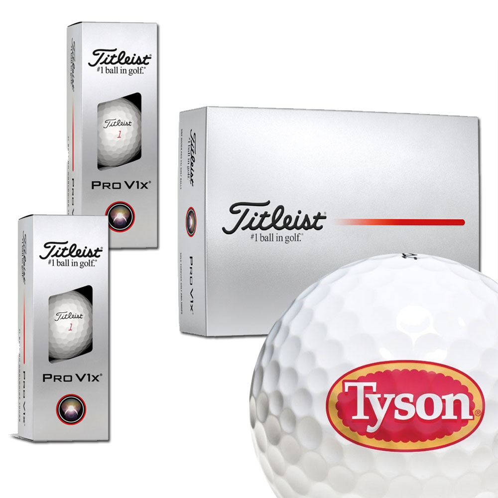 Custom Printed Titleist Pro V1x Half Dozen Box