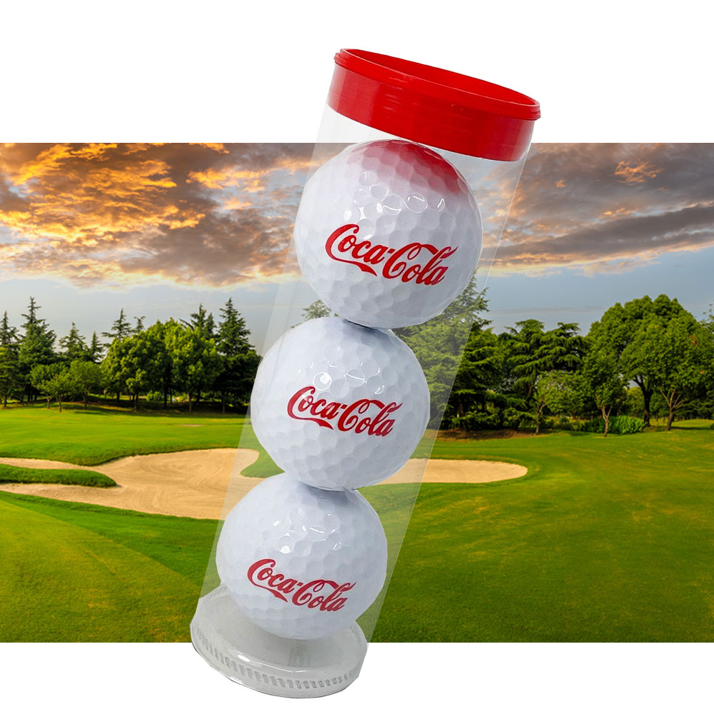 Custom Printed 3 Ball Gift Tube