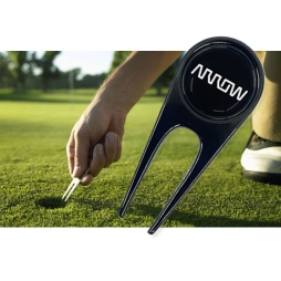 Custom Printed Revo Pitch Repair Tool with Removable Ball Marker