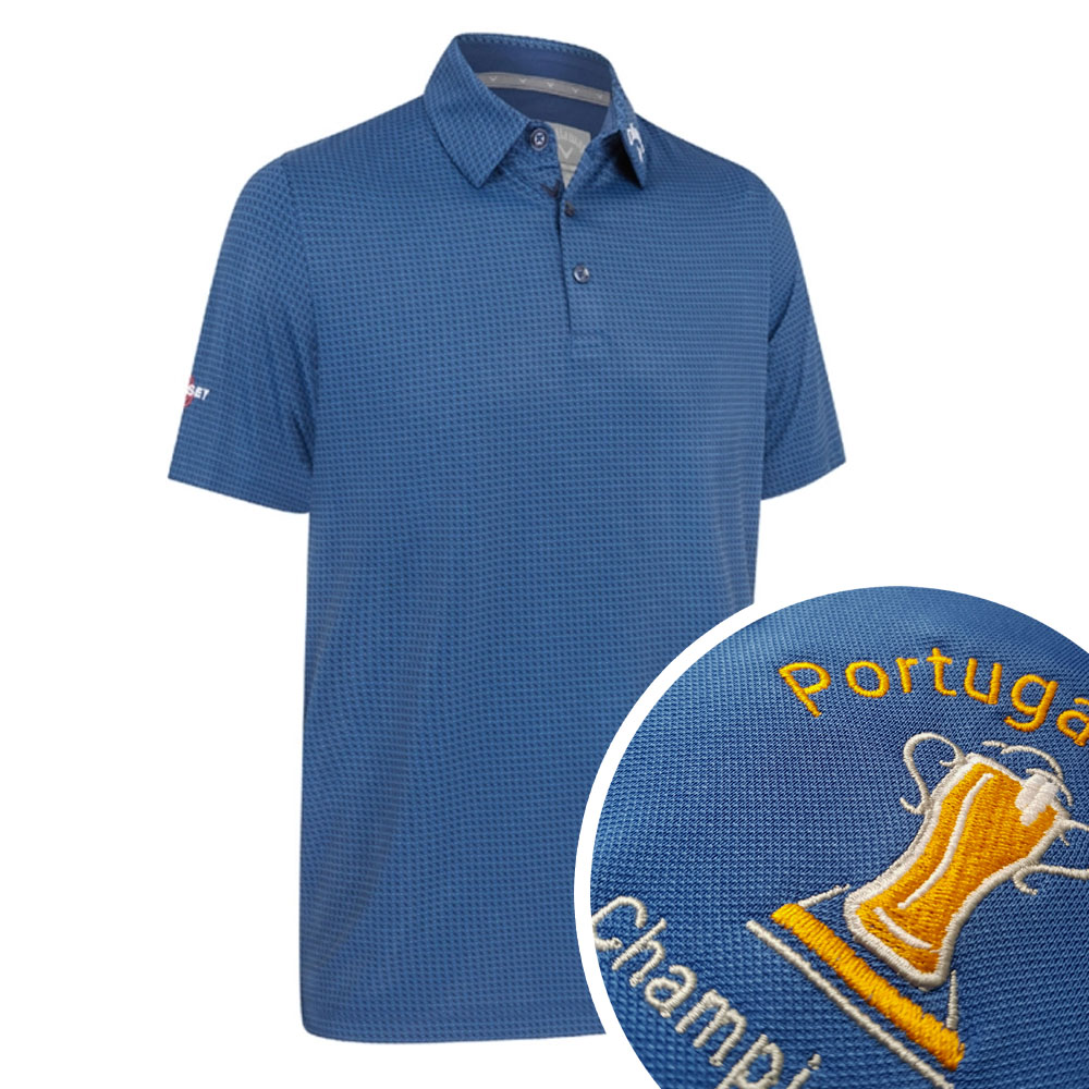 Callaway Odyssey Print Polo with Embroidery