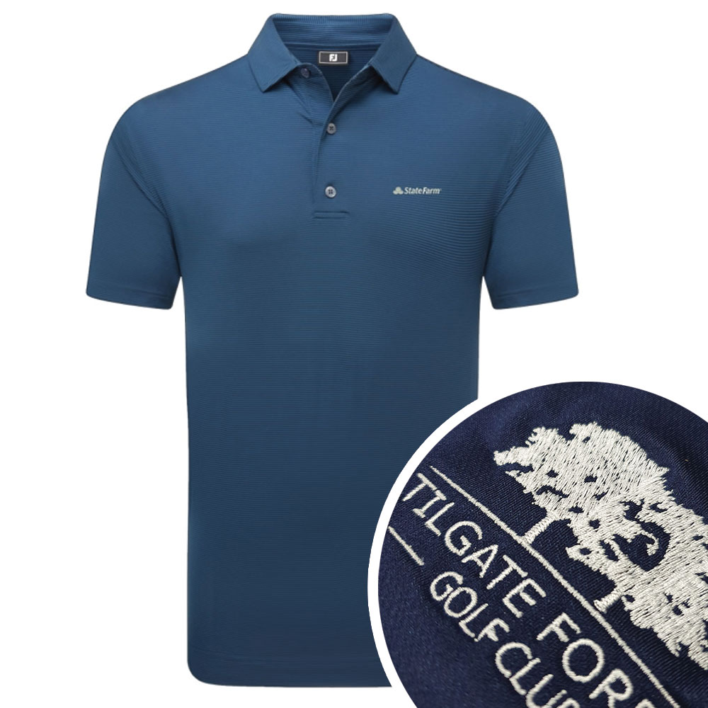 Footjoy Micro Feeder Stripe Lisle with Embroidery