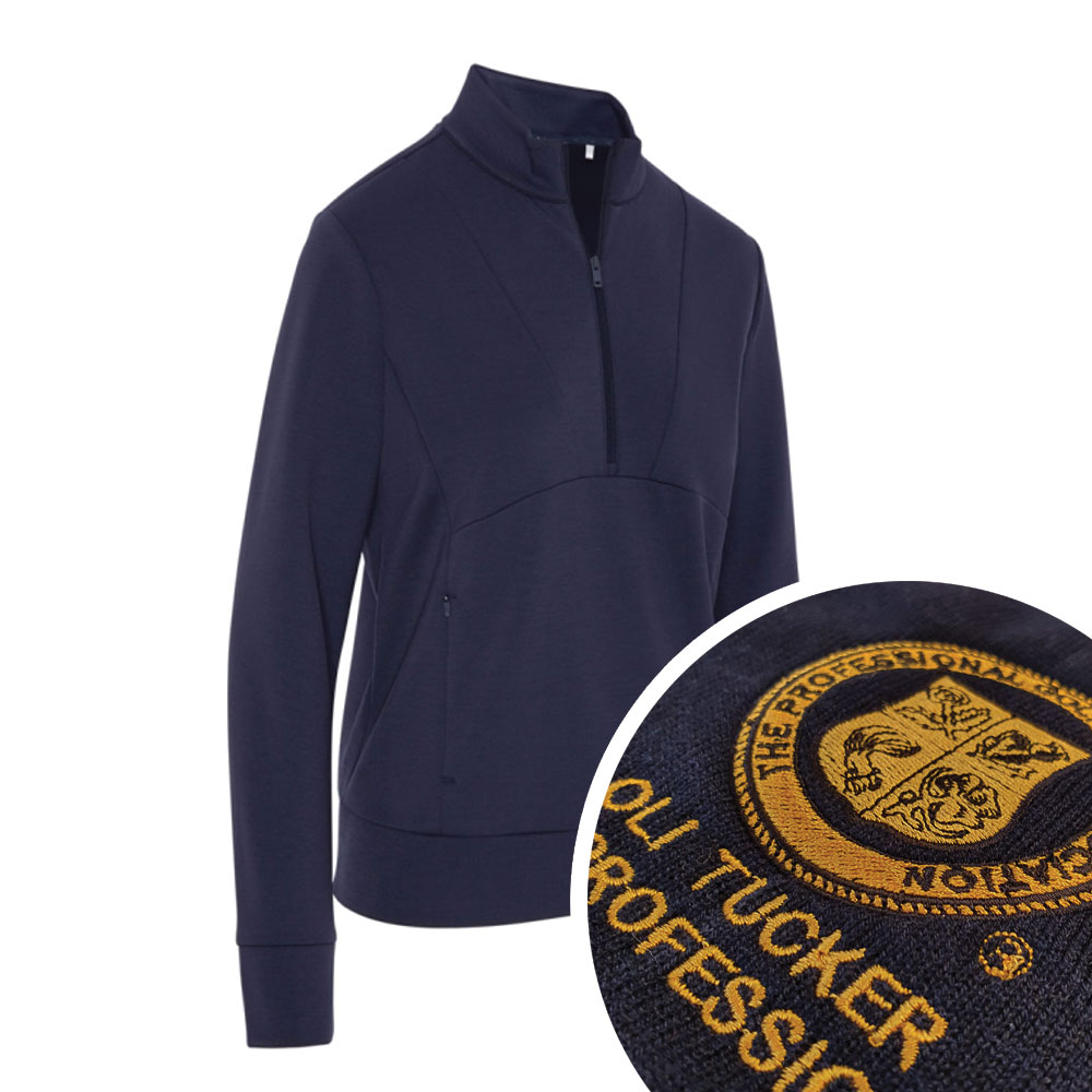 Callaway Ladies 1/2 Zip Soft Touch Pullover with Embroidery