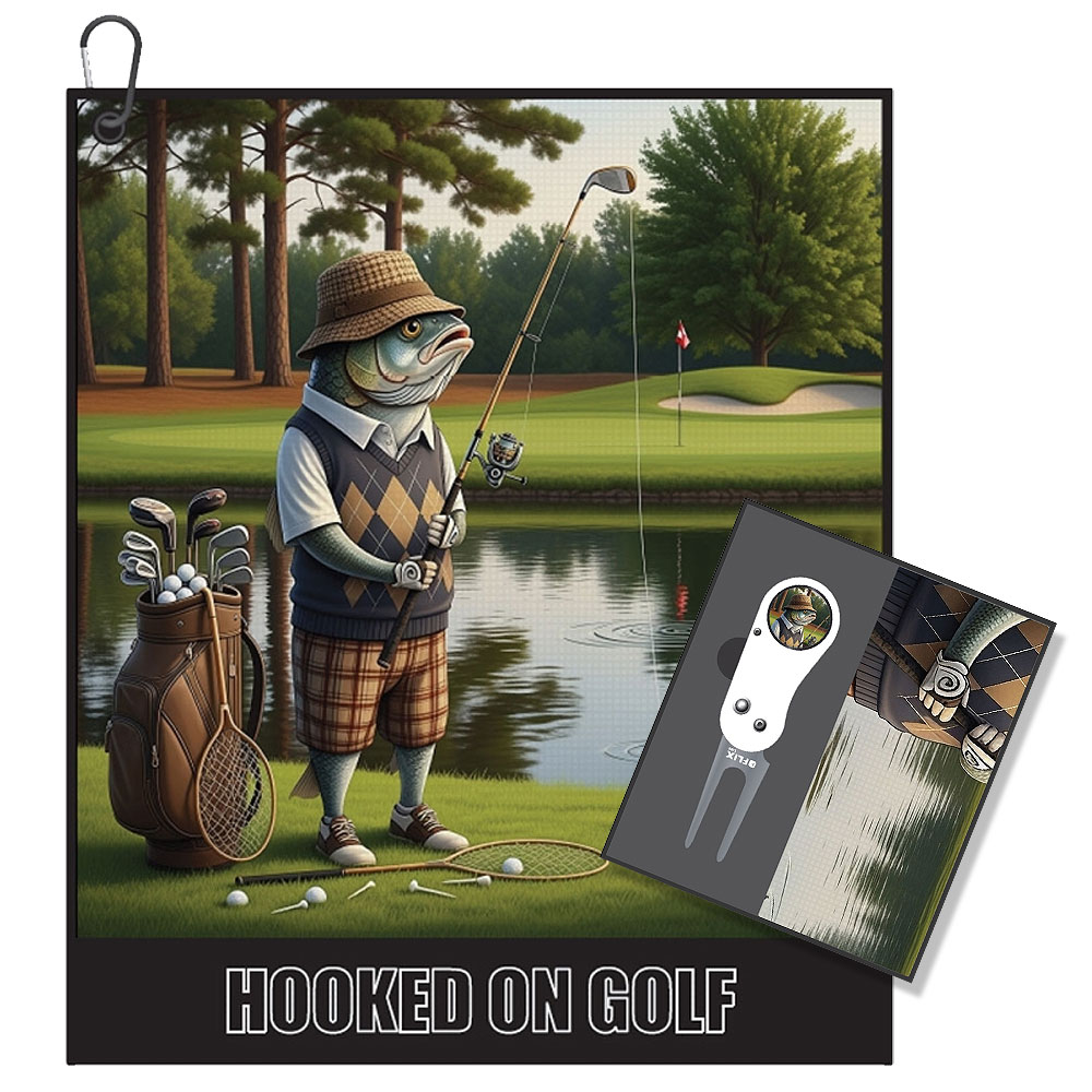 Hooked On Golf Golf Accessory Gift Box by Gimme Golf Gifts™