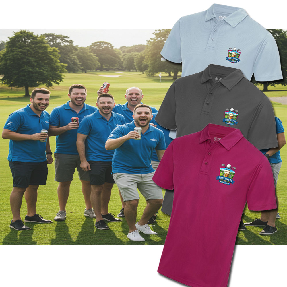 Cool Comfort Polo Shirt with Embroidery