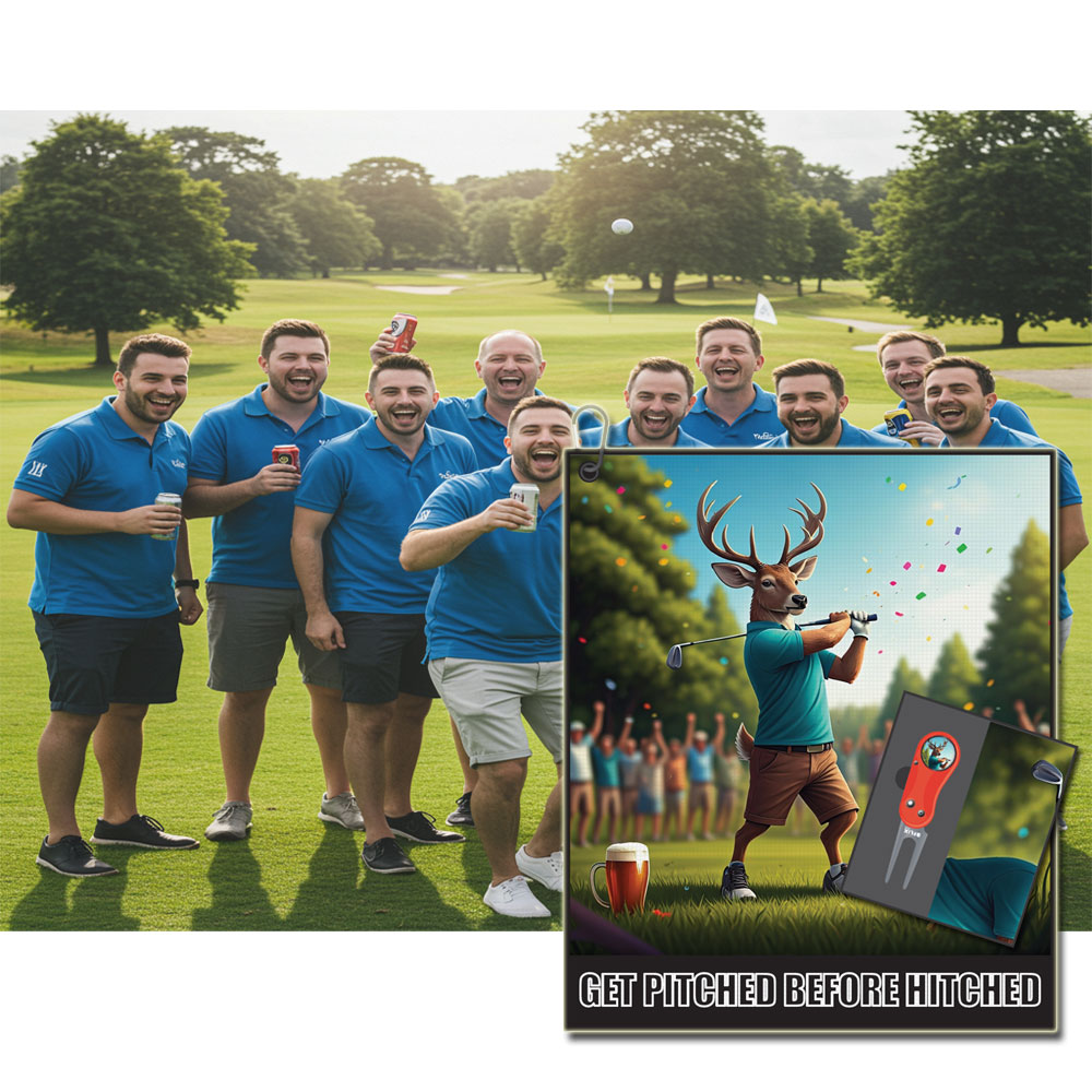 Get Pitched Before Hitched Golf Accessory Gift Box