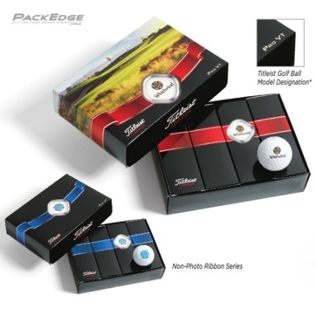 Custom Printed Titleist Ribbon Series Dozen Ball Gift Box