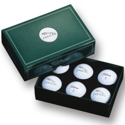 Custom Printed Titleist Domed Label 6-Ball Gift Box