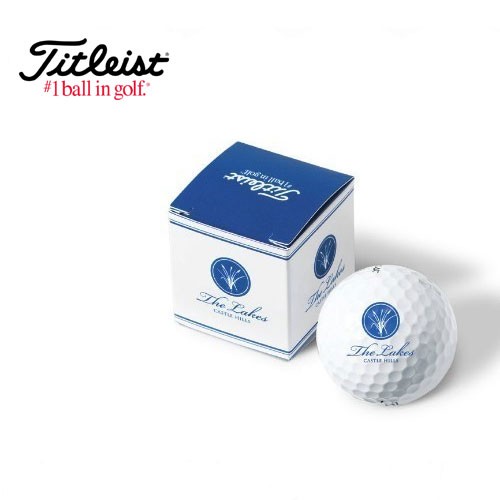 Custom Printed Titleist Golf Ball and Gift Box